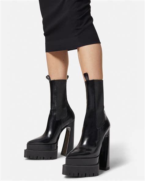 versace gogo boots purple|Versace aevitas boots.